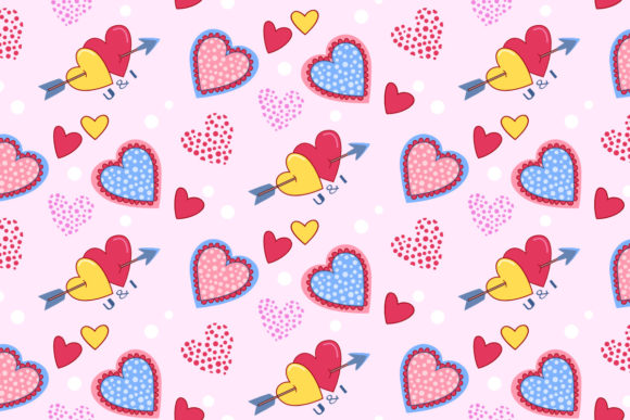 Download Heart Shape Design on Pink Background. - Ink Collection