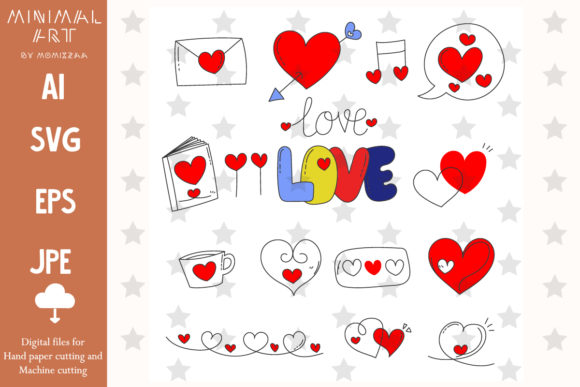 Download Hearts Doodle Valentine Svg Clip-art - Hearts Collection