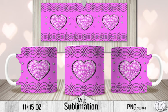 Download Hearts Mug Sublimation Valentine's Day - Hearts Collection