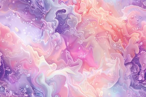 Download Abstract Painting Pastel Colors Pink - Ink Collection